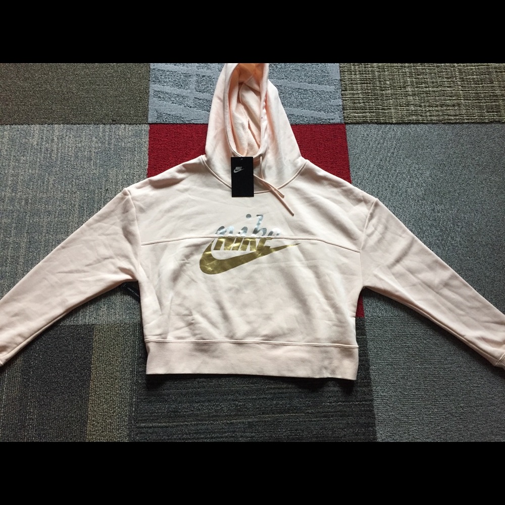Nike rally hoodie guava ice women size Small NWT